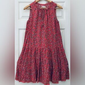 Max Studio Red Floral Dress